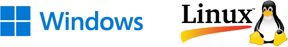 Windows, Android, Linux Logos