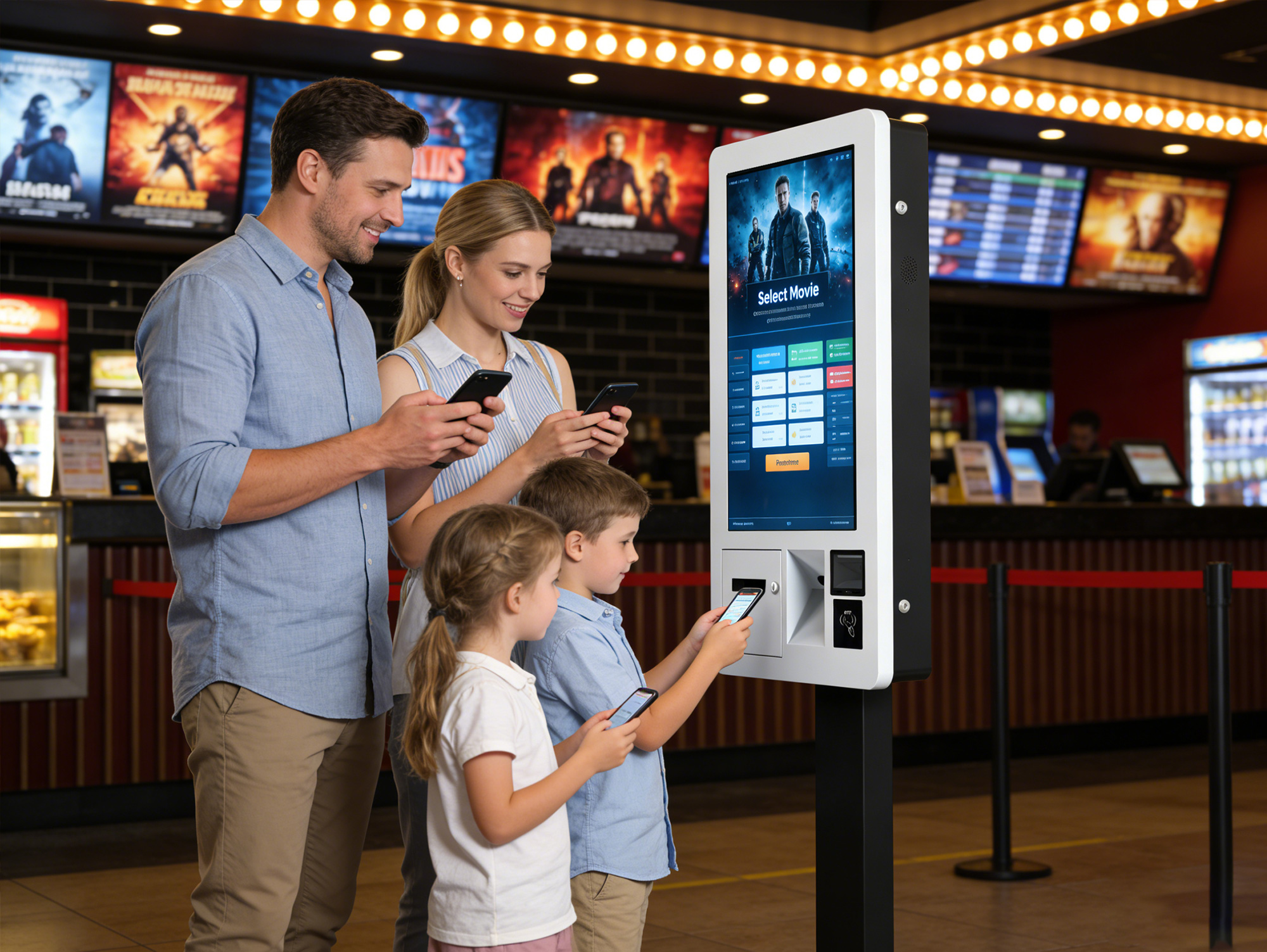 Cinema & Museum & Theme Park Kiosk